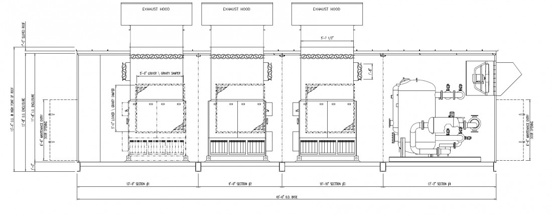 Air Compressor measurement chart and plans for air compression installation